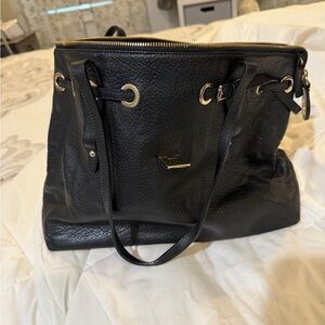 Jimmy Choo Black Rhea Tote Bag with Dust Bag